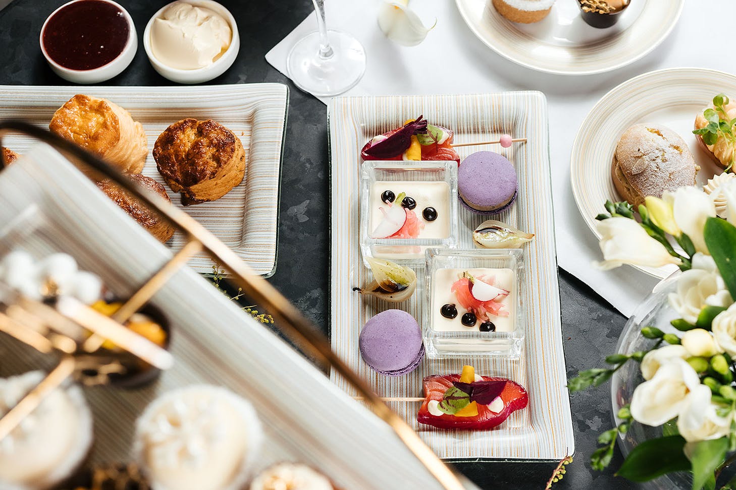 A picnic high tea.